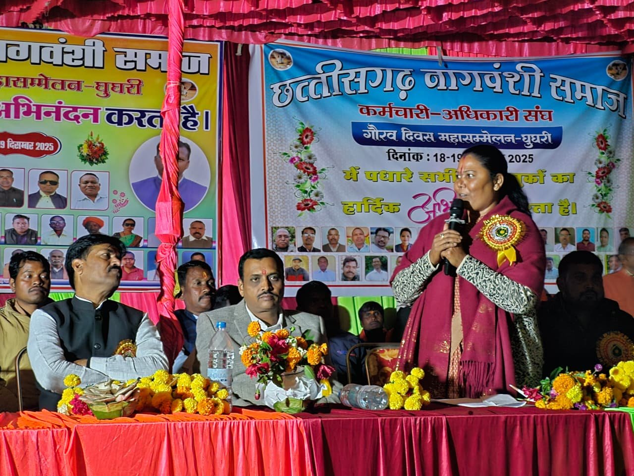 नागवंशी समाज के सम्मेलन में पहुंचीं विधायक गोमती साय; कहा- समाज की एकजुटता ही विकास का आधार